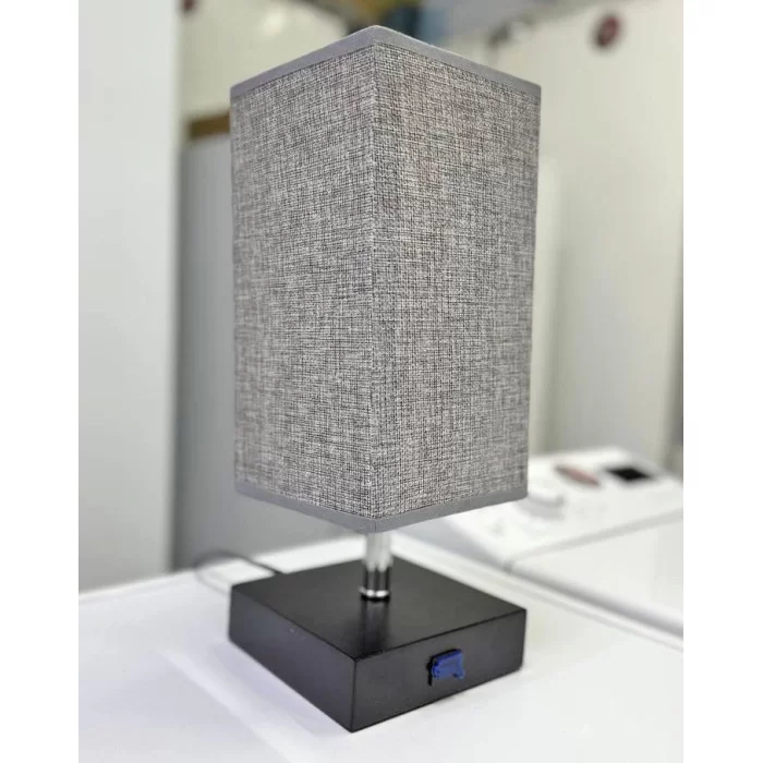 USB-прикроватная настольная лампа (Торшер) Grey Square Fab